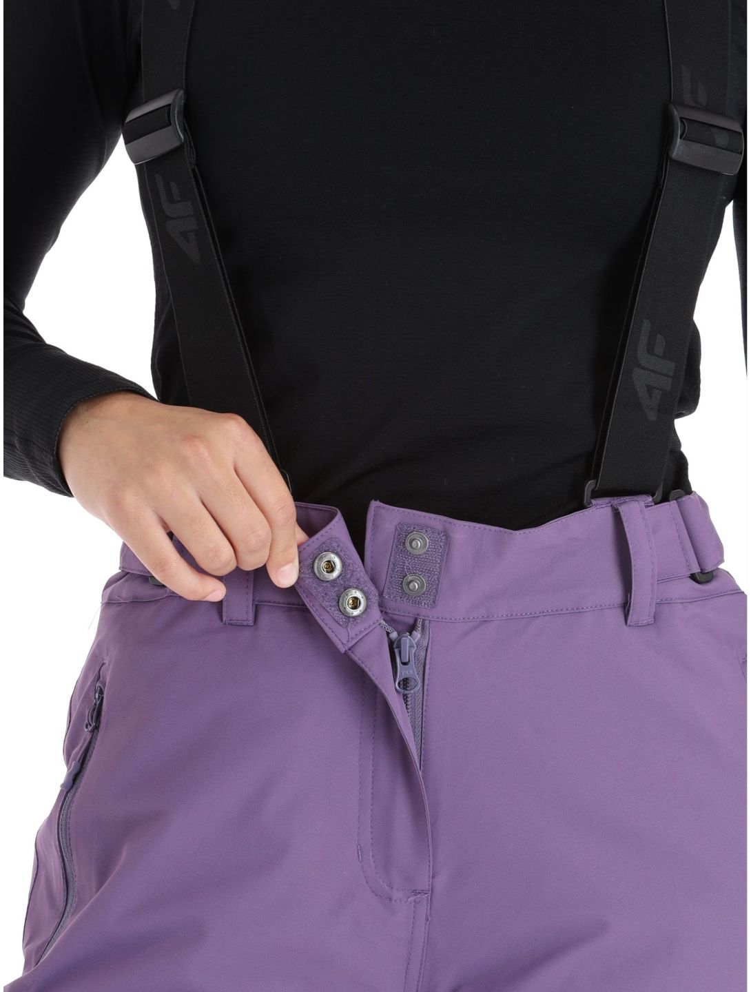 4F, Trousers Fnk  F419 skibroek dames Dark Violet paars 