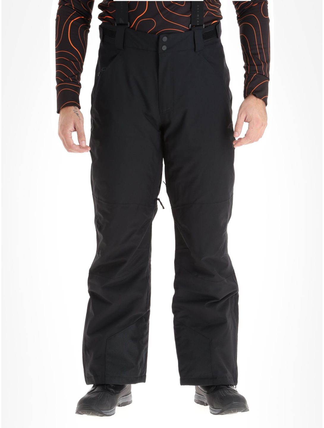 4F, Trousers Fnk  M402 skibroek heren Black zwart 