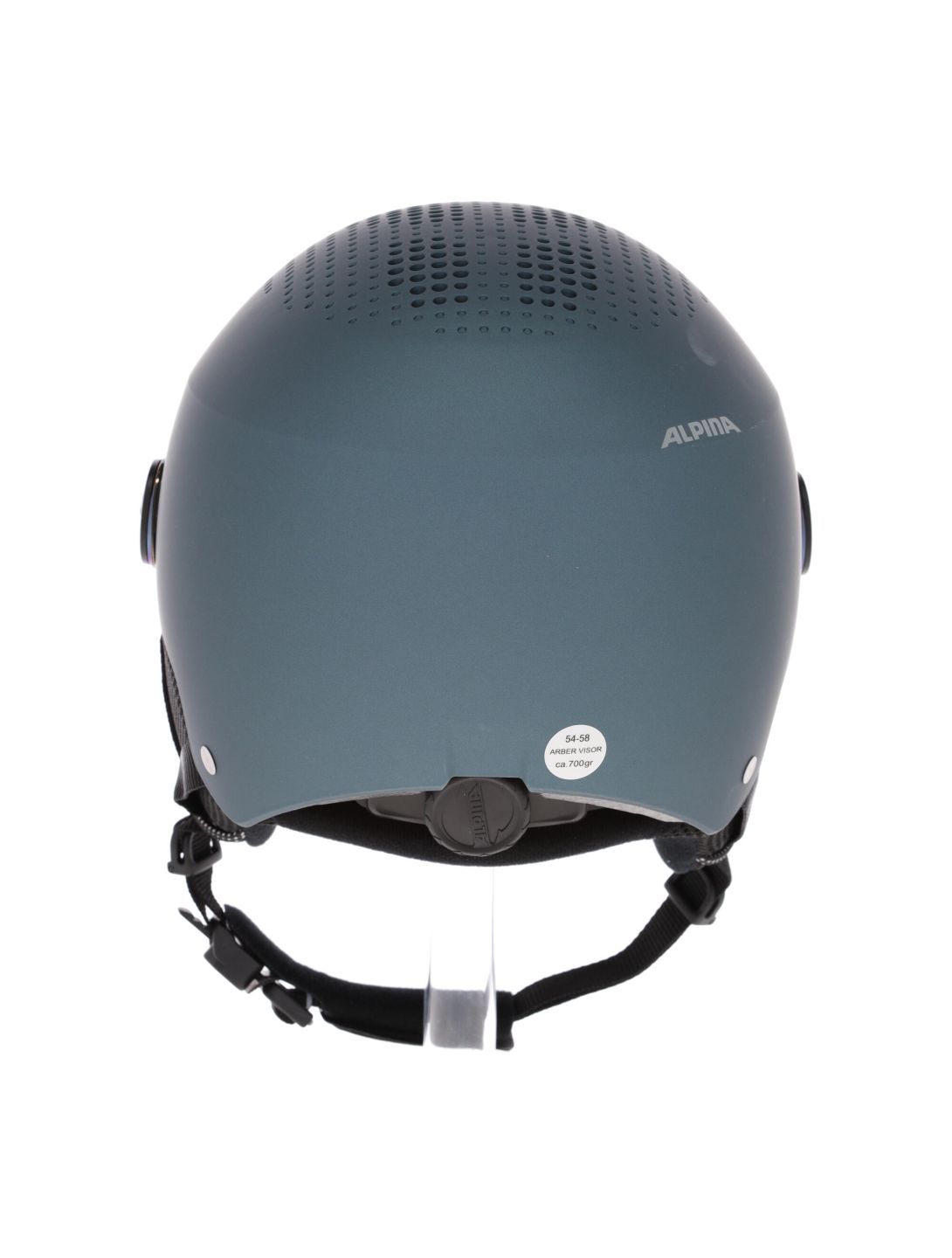 Alpina, Arber Visor Q Lite skihelm met vizier unisex matt petrol groen 