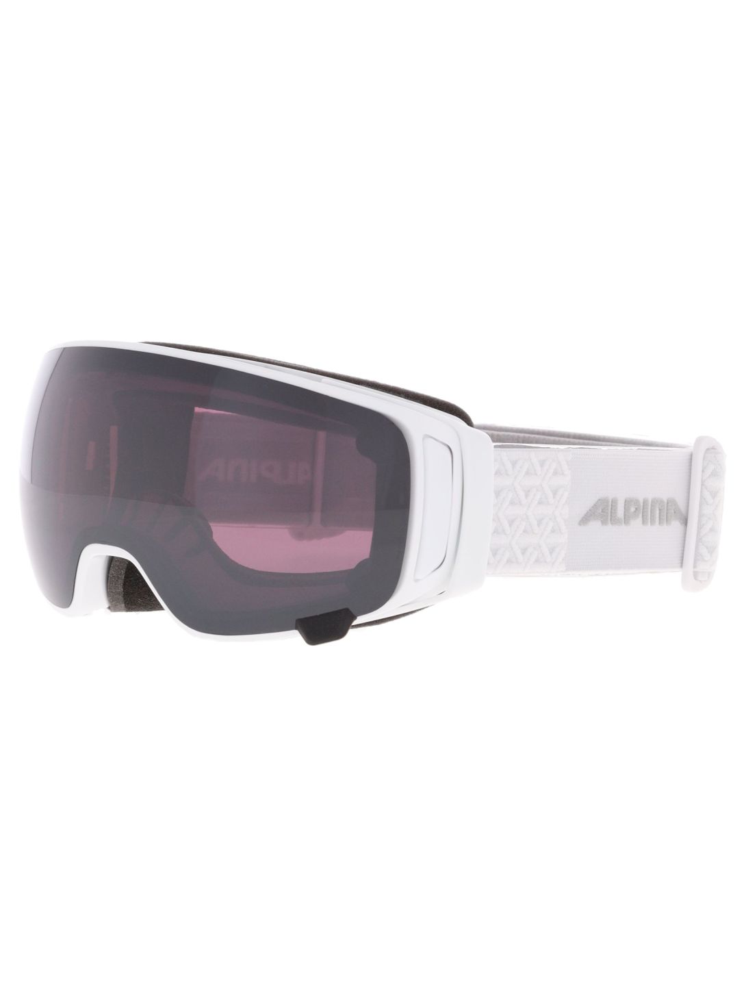 Alpina, Double Jack Mag Q skibril extra lens unisex White Gloss wit 