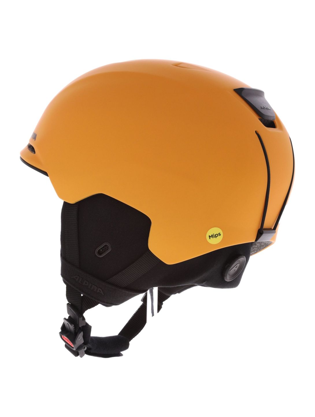 Alpina, Kroon Mips skihelm unisex Burned Yellow Matt geel 