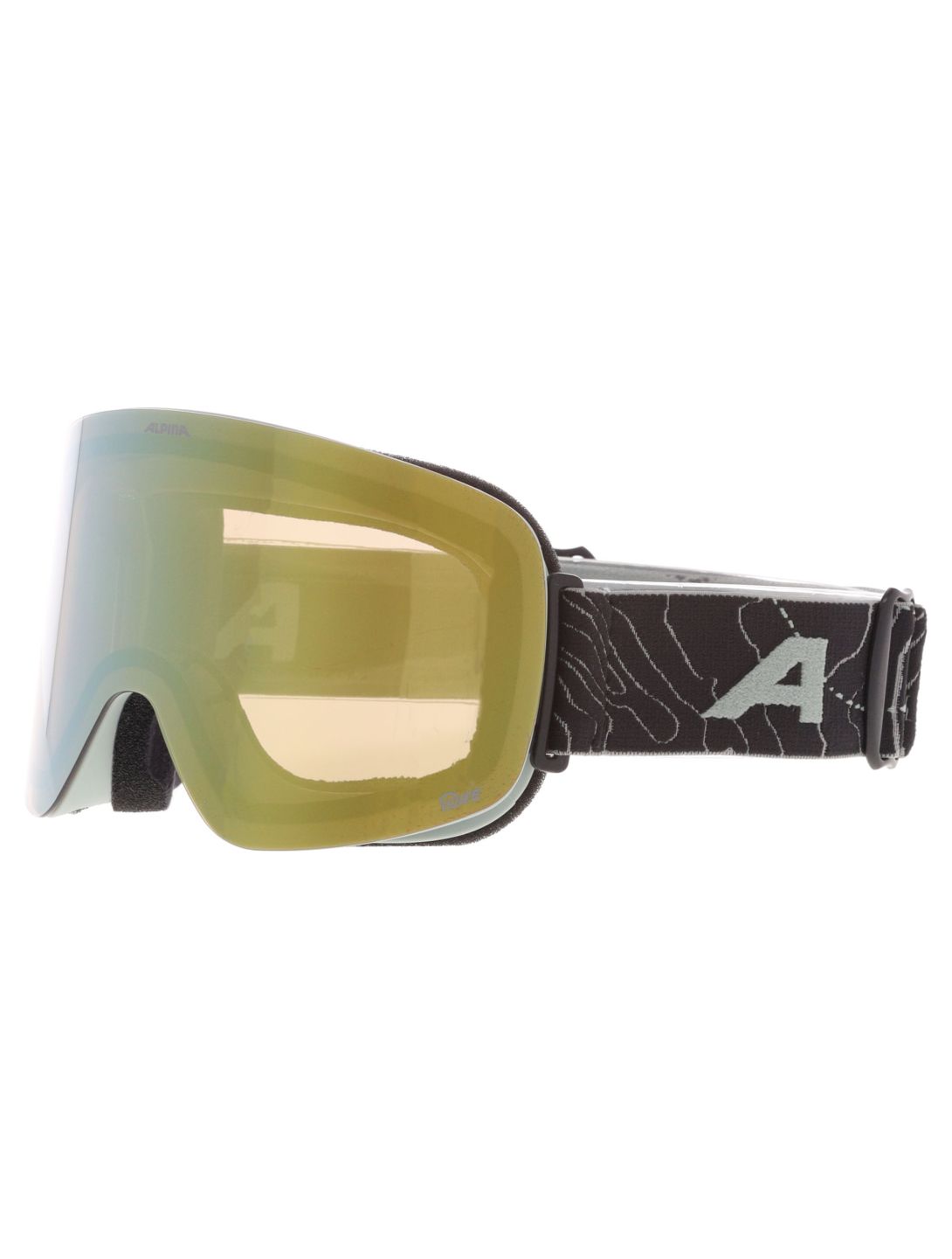 Alpina, Penken Q-Lite skibril unisex Willow Green Matt groen 