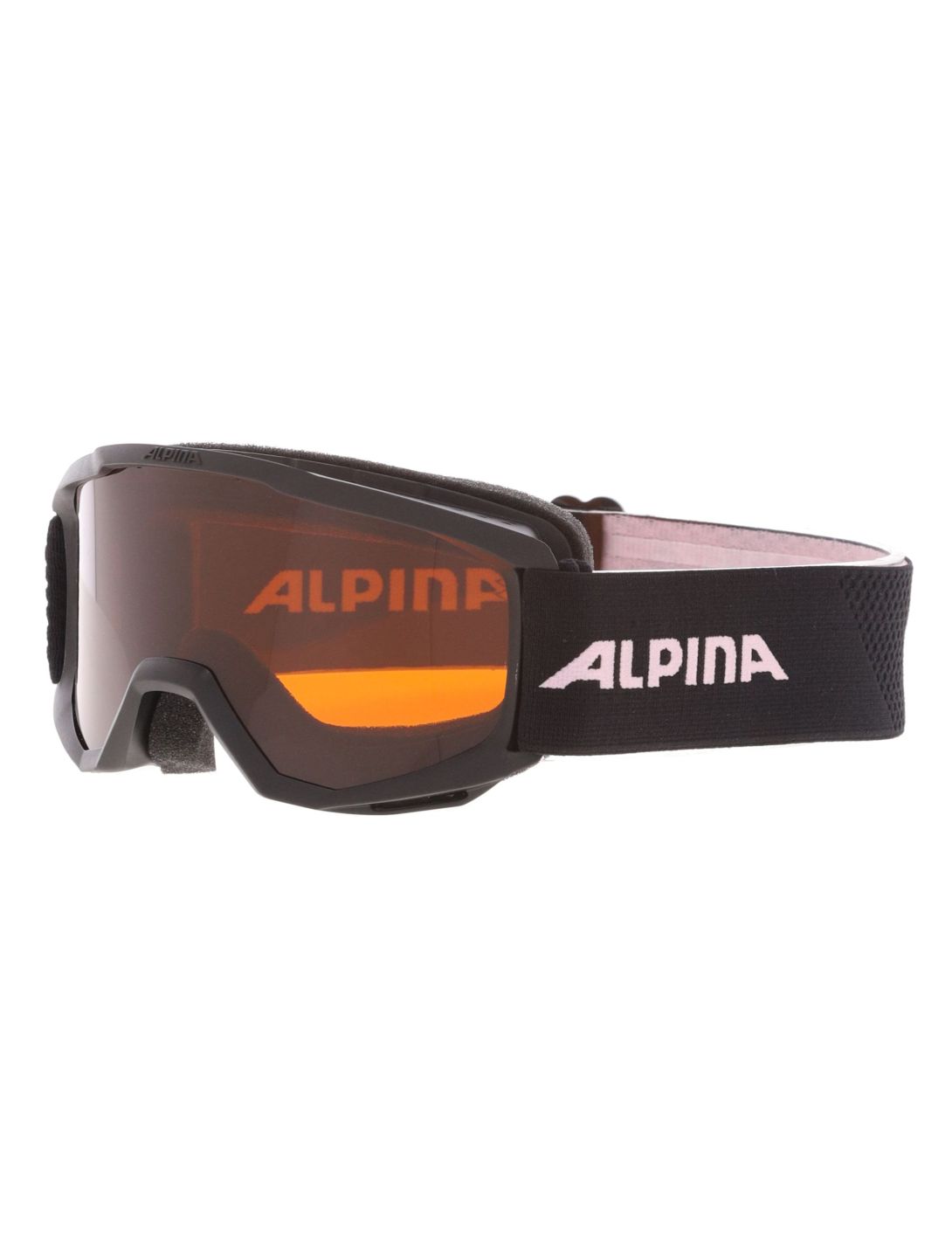 Alpina, Piney skibril kinderen Black-Rose Matt roze, zwart 