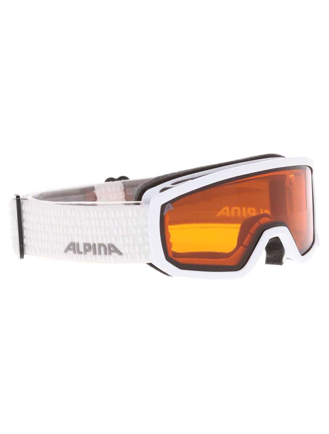 Alpina, Scarabeo Jr. skibril kinderen White Matt wit 