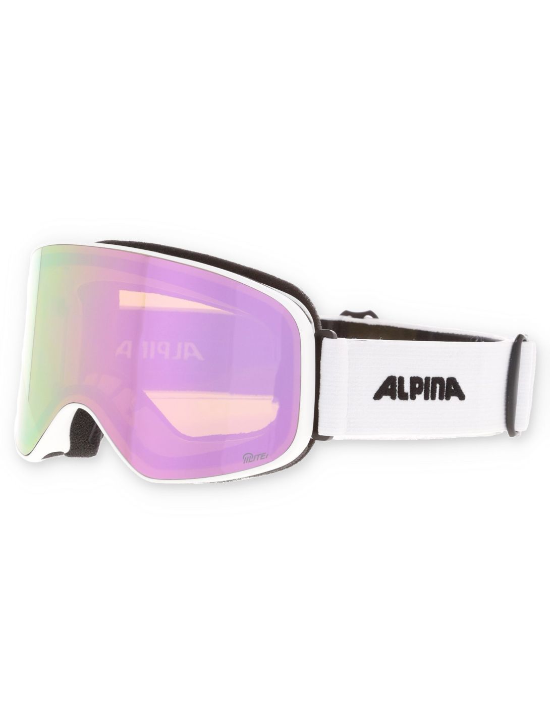 Alpina, Slope Q-Lite skibril unisex White Matt wit 