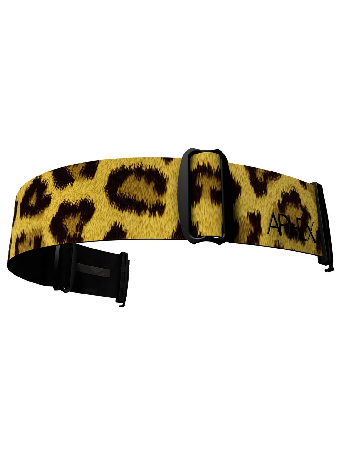 Aphex, Strap skibril unisex Leopard bruin 