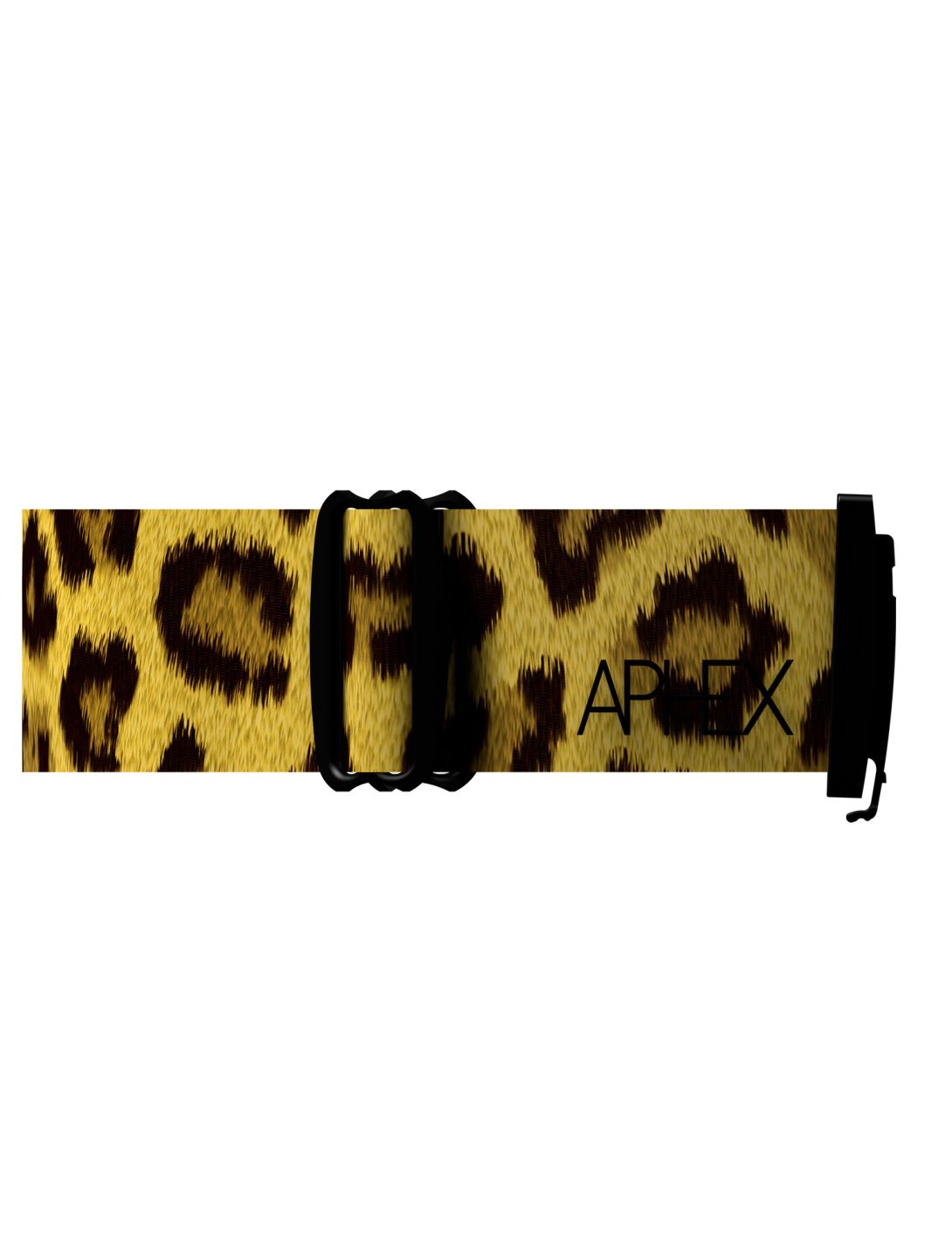 Aphex, Strap skibril unisex Leopard bruin 