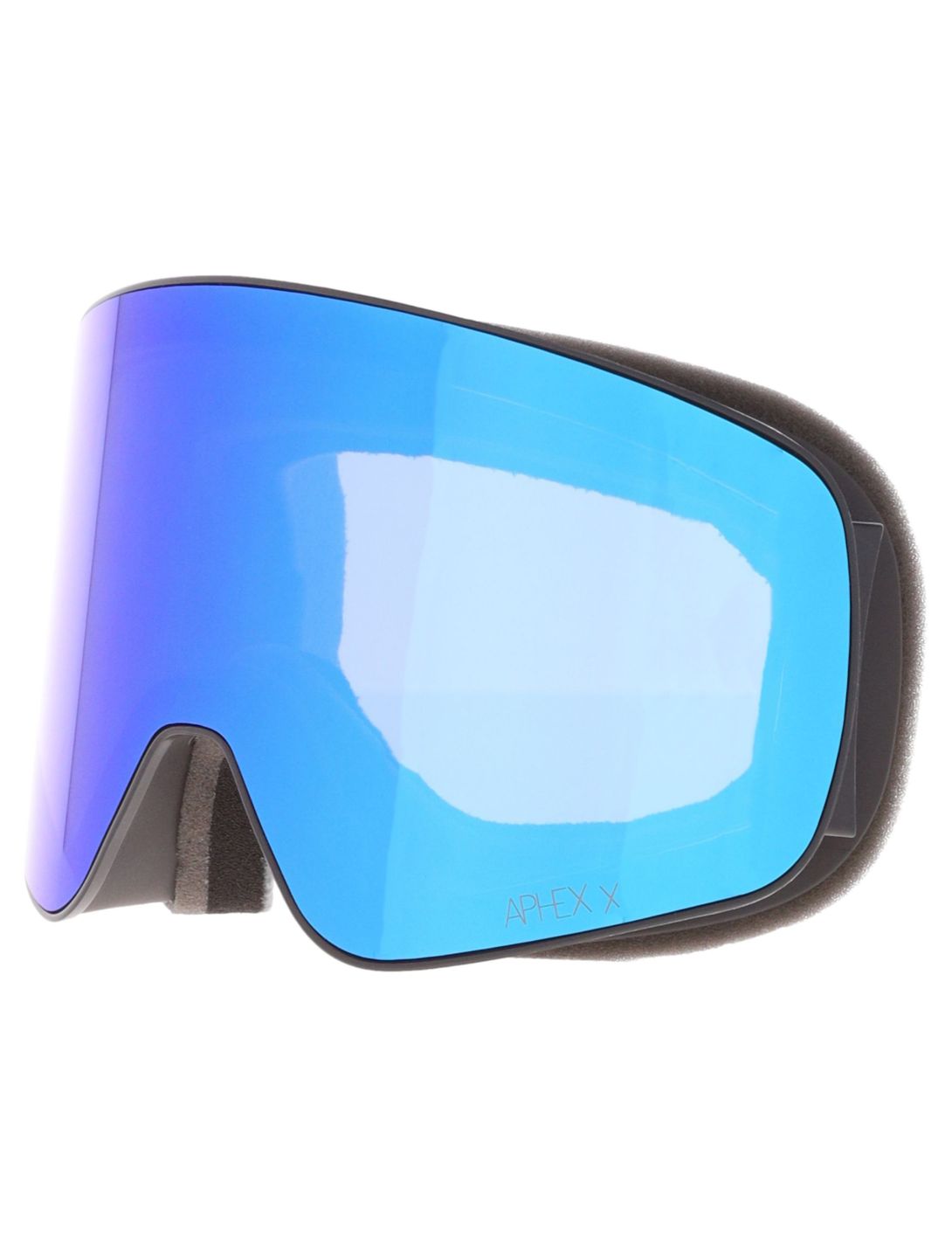 Aphex, Virgo skibril extra lens unisex Matt Black - Revo Blue Lens blauw, zwart 