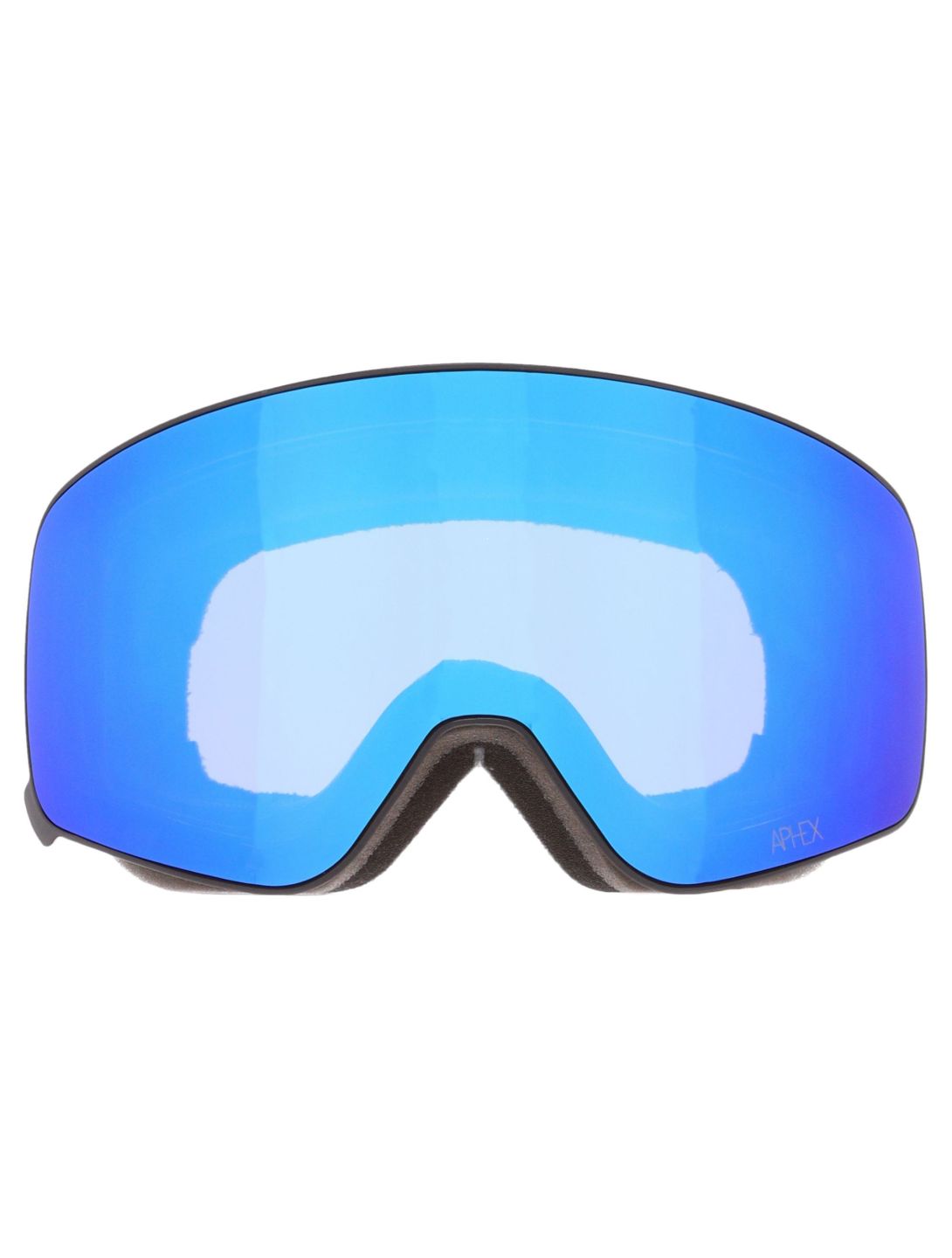 Aphex, Virgo skibril extra lens unisex Matt Black - Revo Blue Lens blauw, zwart 