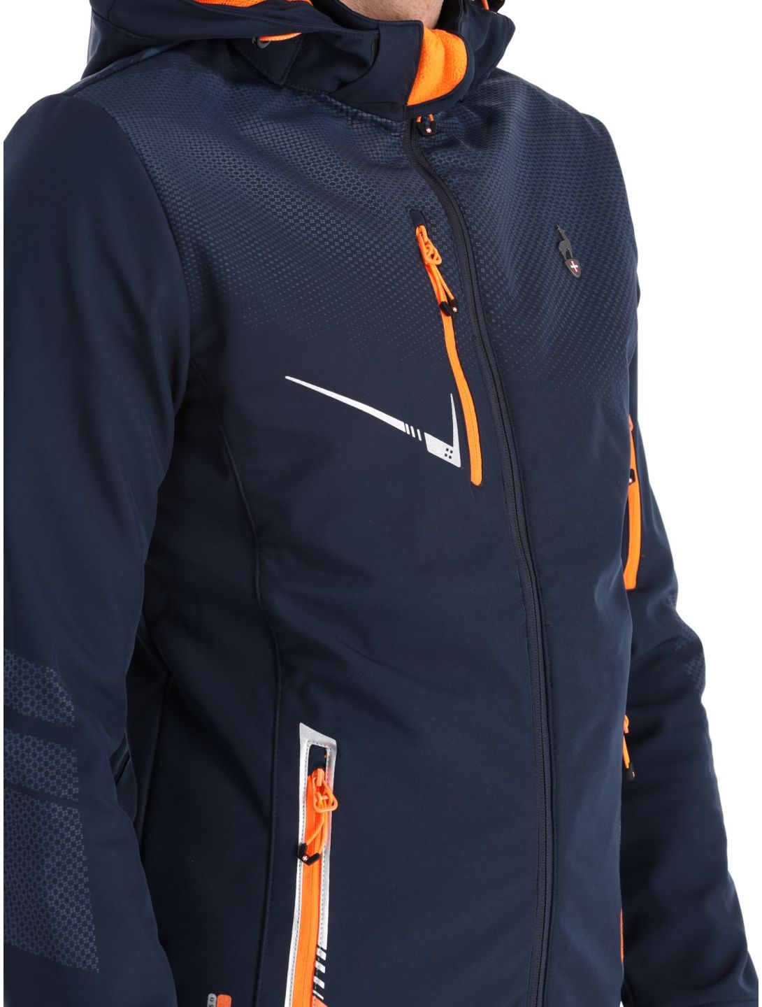 Aulp, Nevim softshell ski-jas heren Navy blauw 