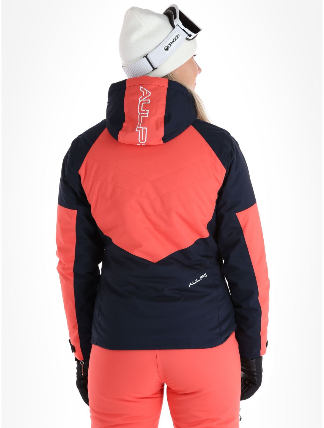 Aulp, Sofia ski-jas dames Grenadine blauw, rood 