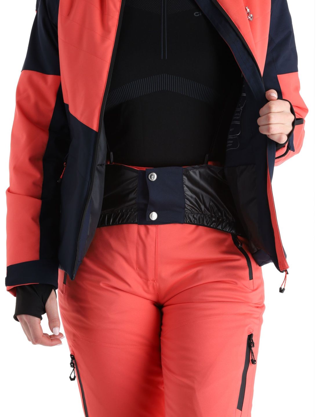 Aulp, Sofia ski-jas dames Grenadine blauw, rood 