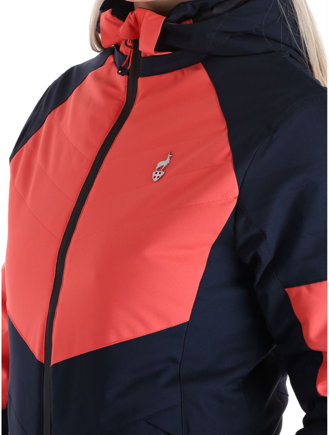 Aulp, Sofia ski-jas dames Grenadine blauw, rood 