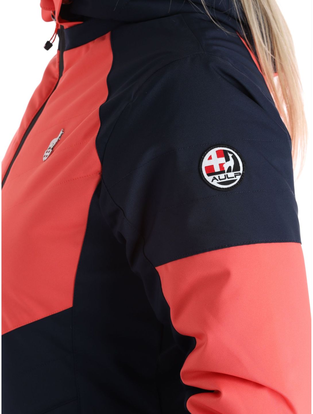 Aulp, Sofia ski-jas dames Grenadine blauw, rood 