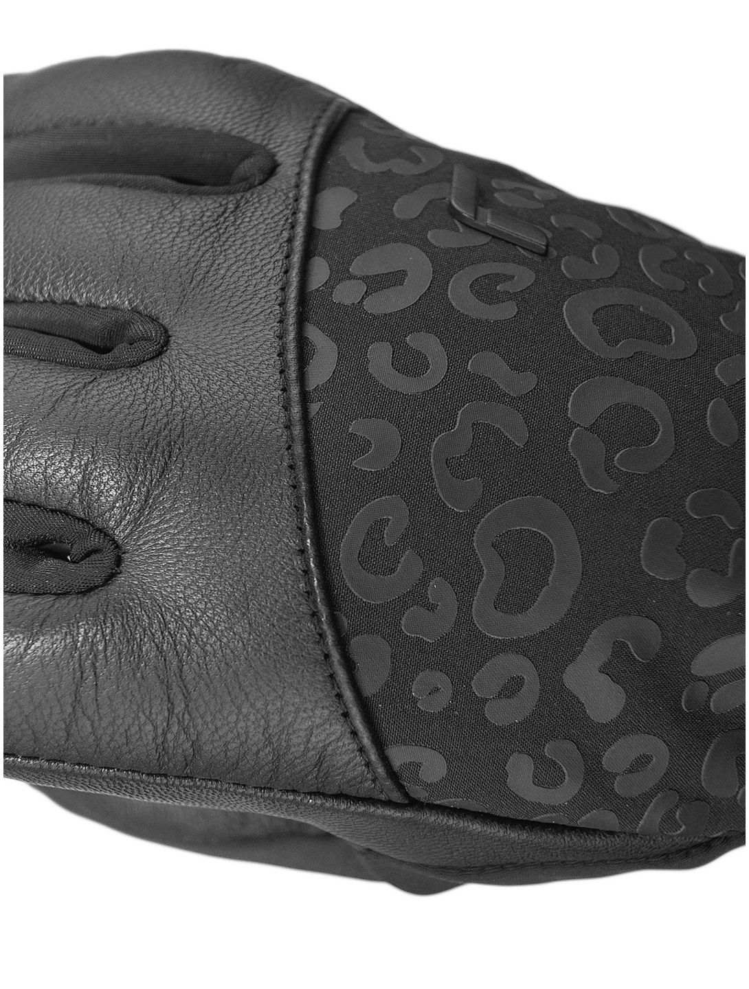 Reusch, Beatrix R-TEX® XT skihandschoenen dames Black / Black Leopard zwart 