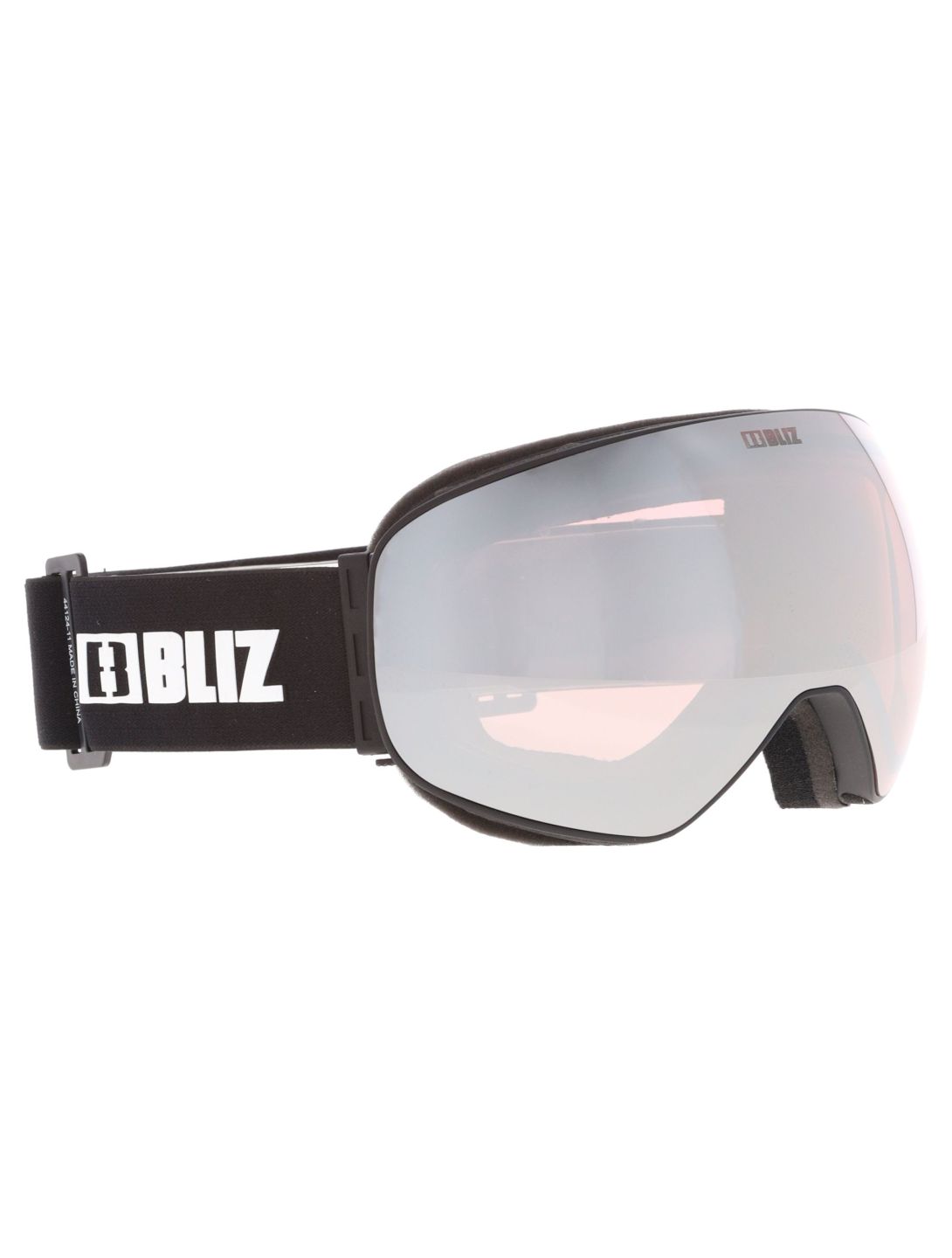 Bliz, Floz skibril unisex Matte Black - Pink w Silver Mirror zwart 