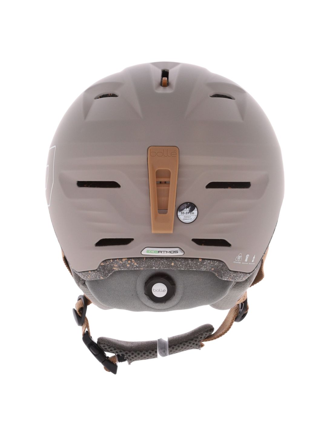 Bollé, Eco Atmos skihelm unisex Oatmeal Matte beige 