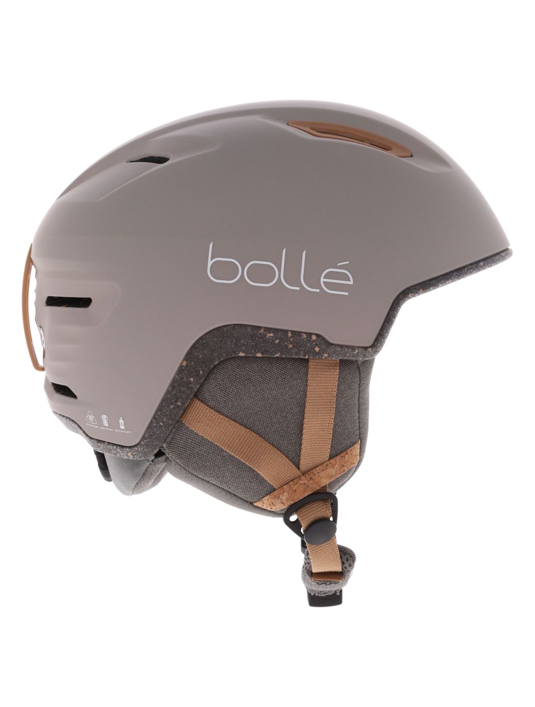 Bollé, Eco Atmos skihelm unisex Oatmeal Matte beige 