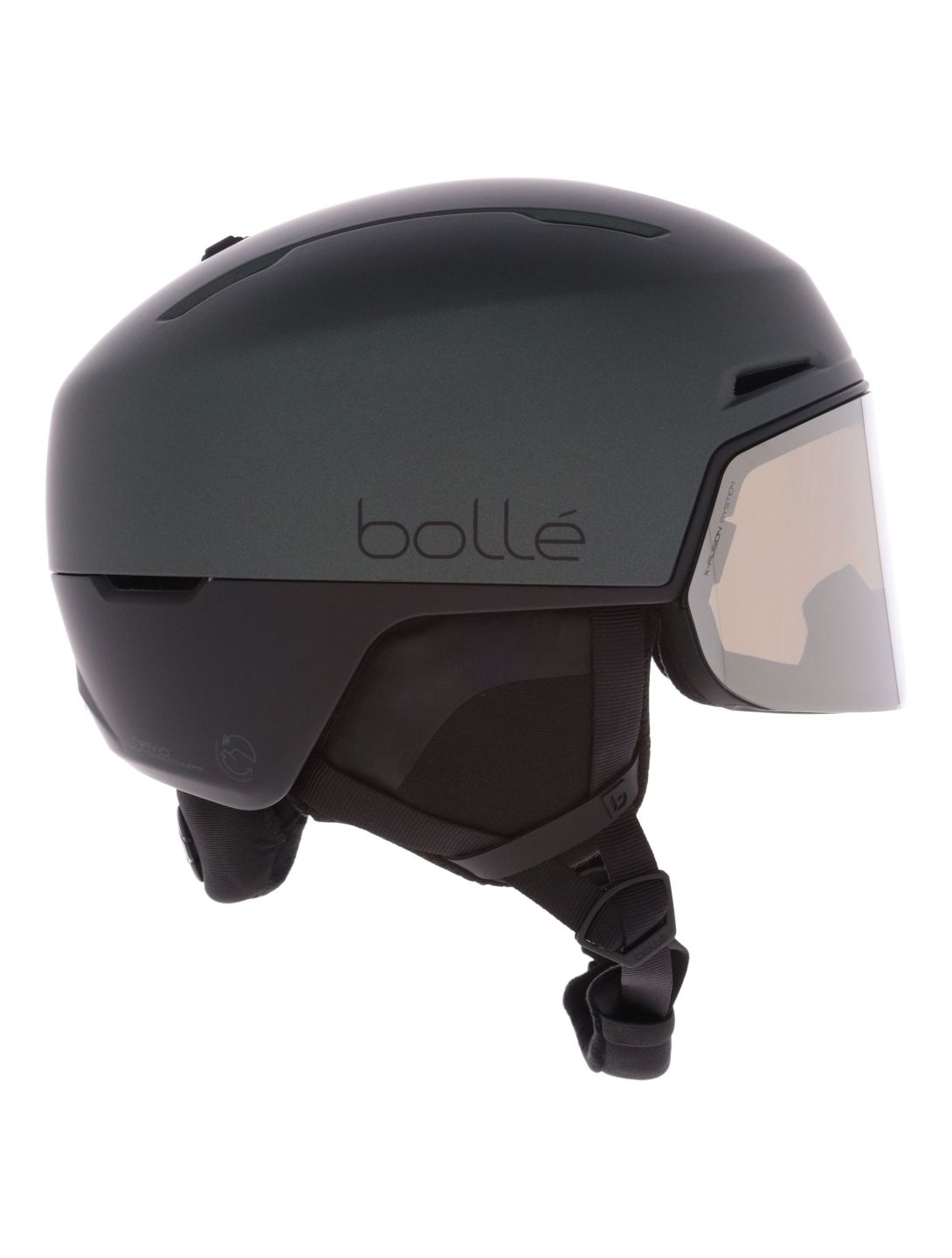 Bollé, X-Fusion Pure skihelm met vizier unisex Forest Black Matte - Photochromic zwart 