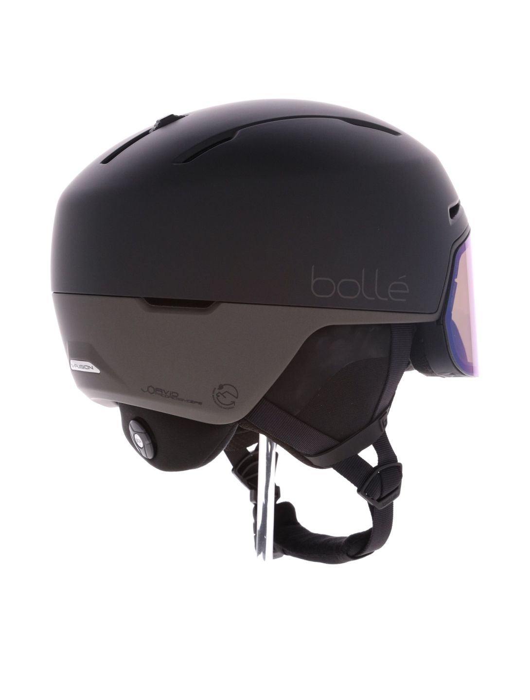 Bollé, X-Fusion Pure skihelm met vizier unisex Mineral Black Matte - Photochromic zwart 