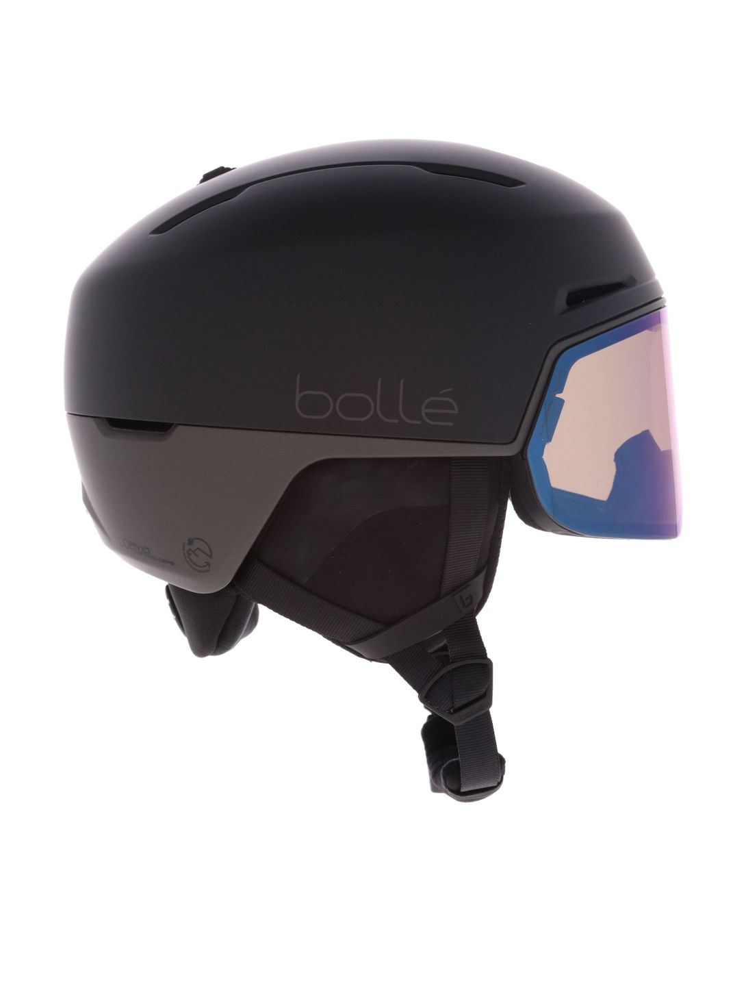 Bollé, X-Fusion Pure skihelm met vizier unisex Mineral Black Matte - Photochromic zwart 