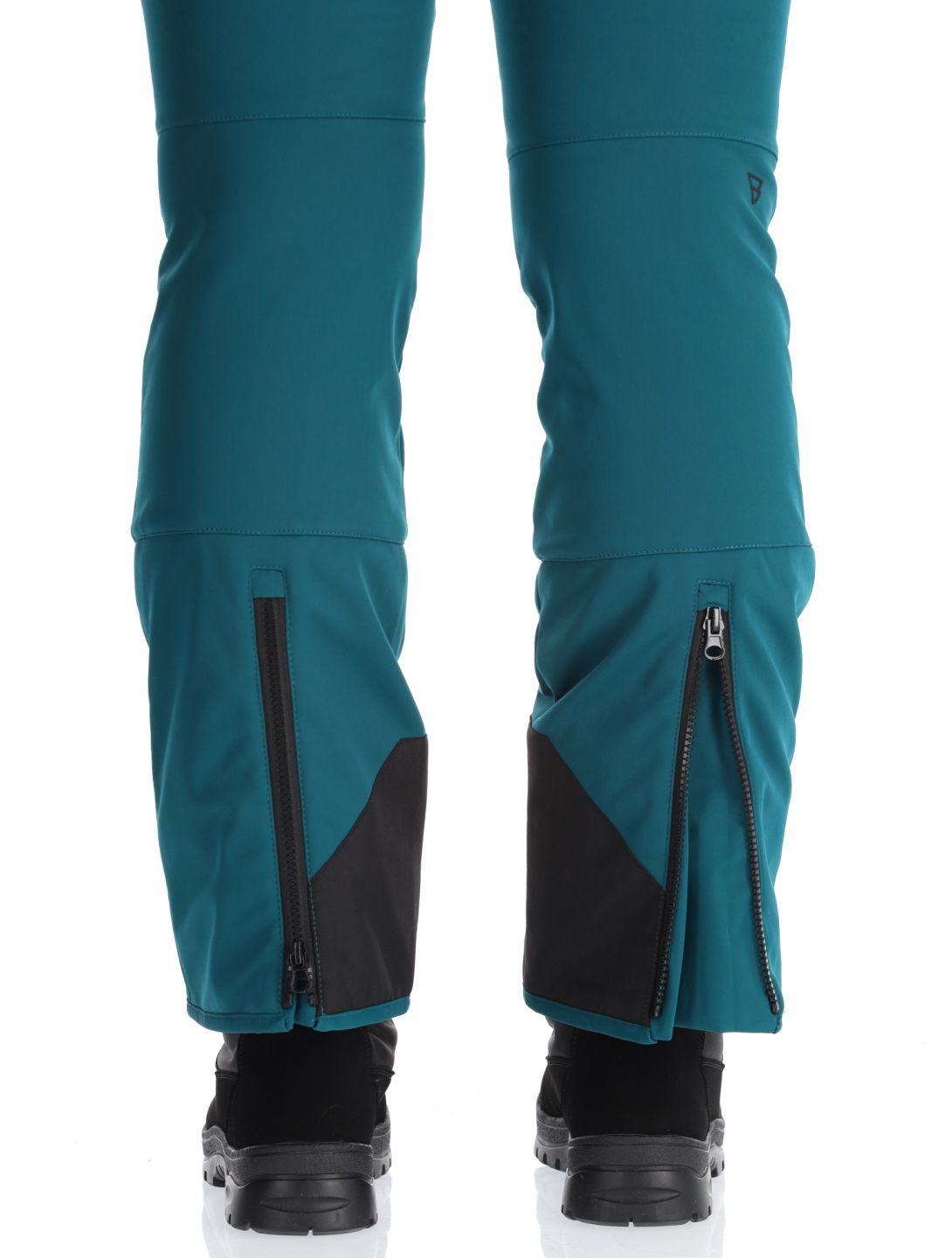 Brunotti, Coldlake softshell skibroek dames Evergreen groen 