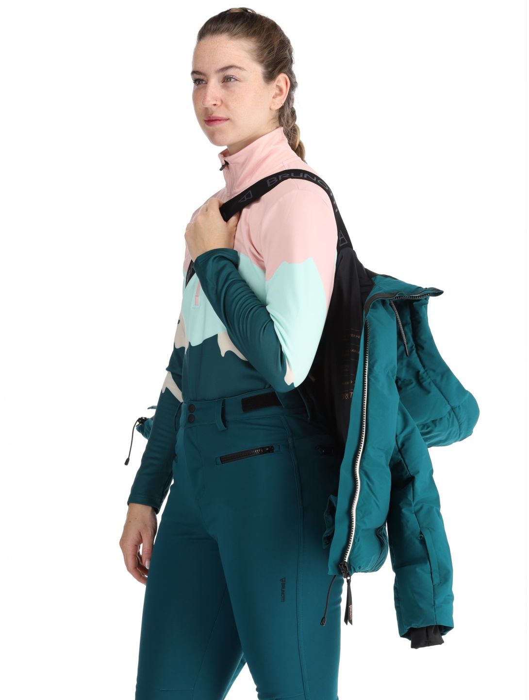 Brunotti, Cypress ski-jas dames Evergreen groen 