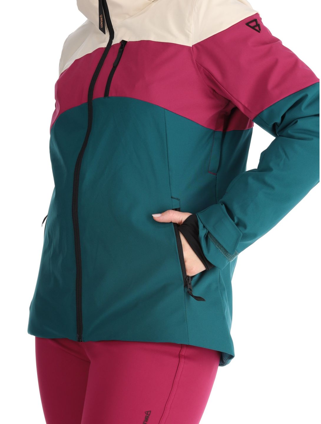 Brunotti, Fastonia ski-jas dames Evergreen groen 