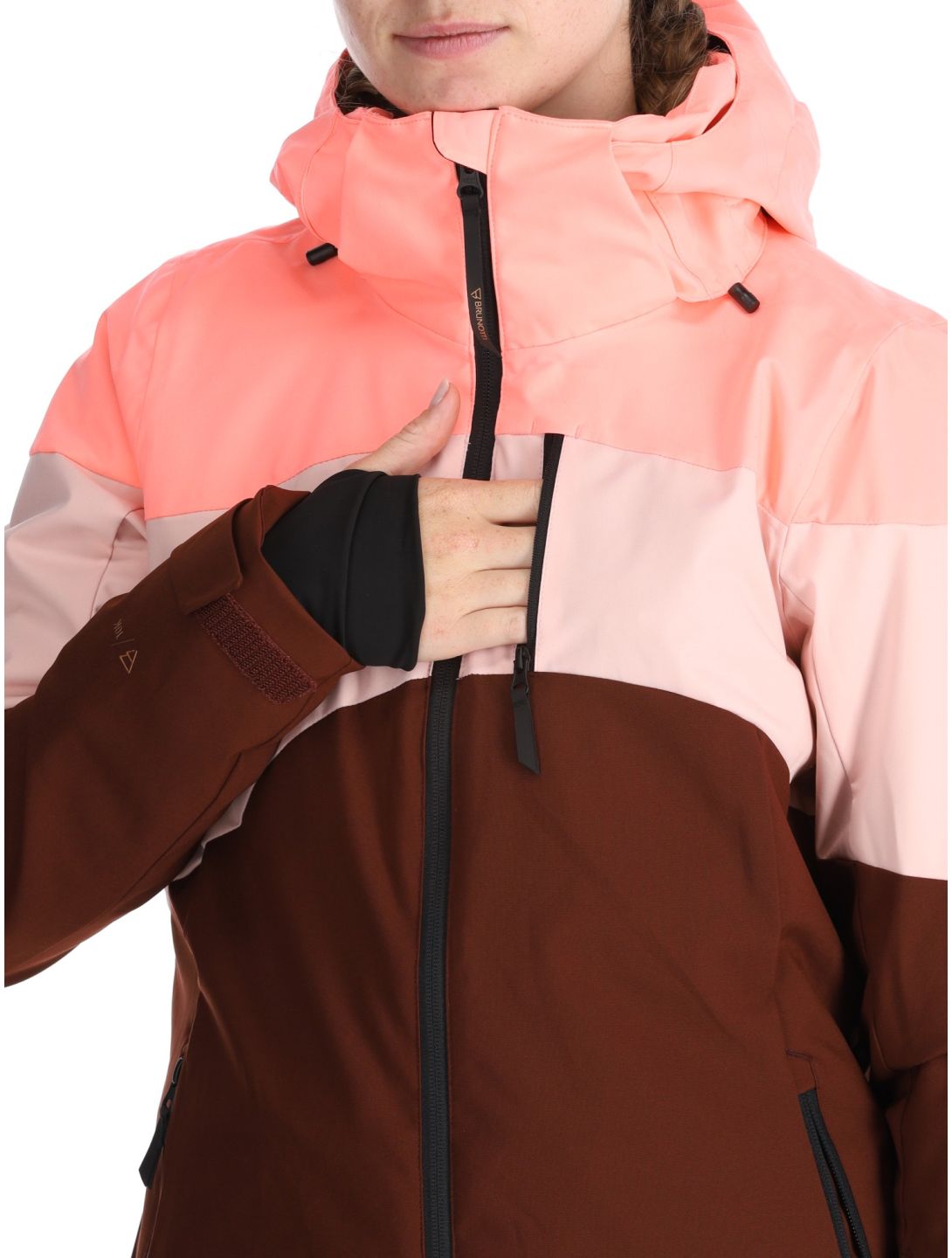 Brunotti, Fastonia ski-jas dames Port rood 