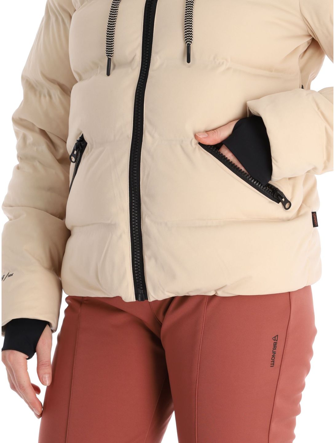 Brunotti, Irai ski-jas dames Canvas beige 