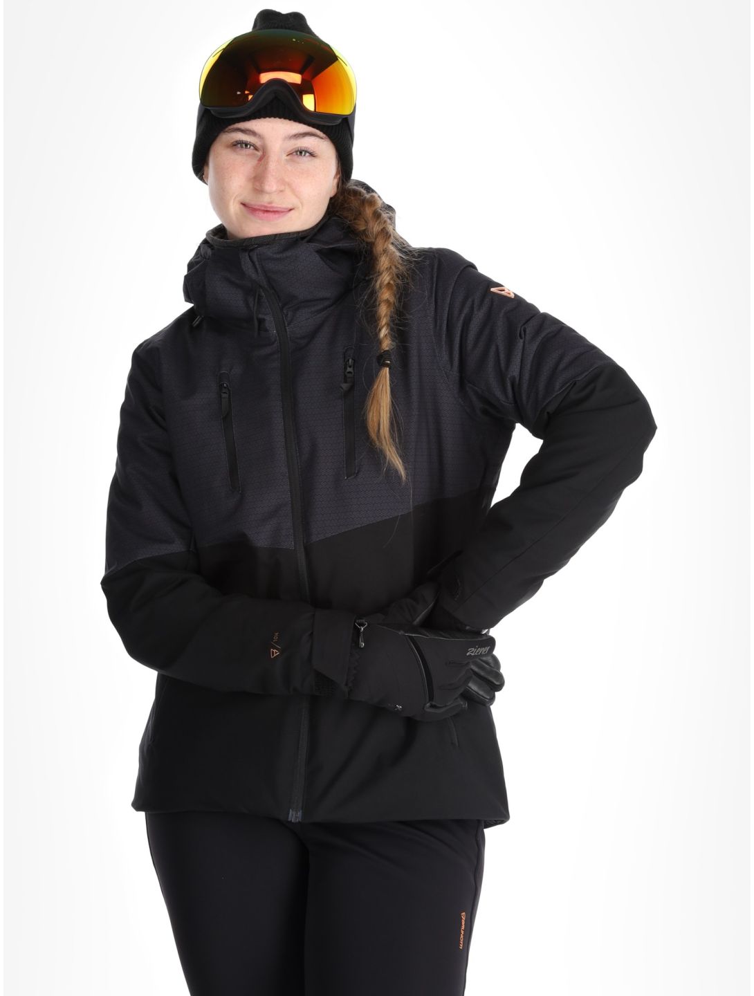 Brunotti, Lattea ski-jas dames Black zwart 