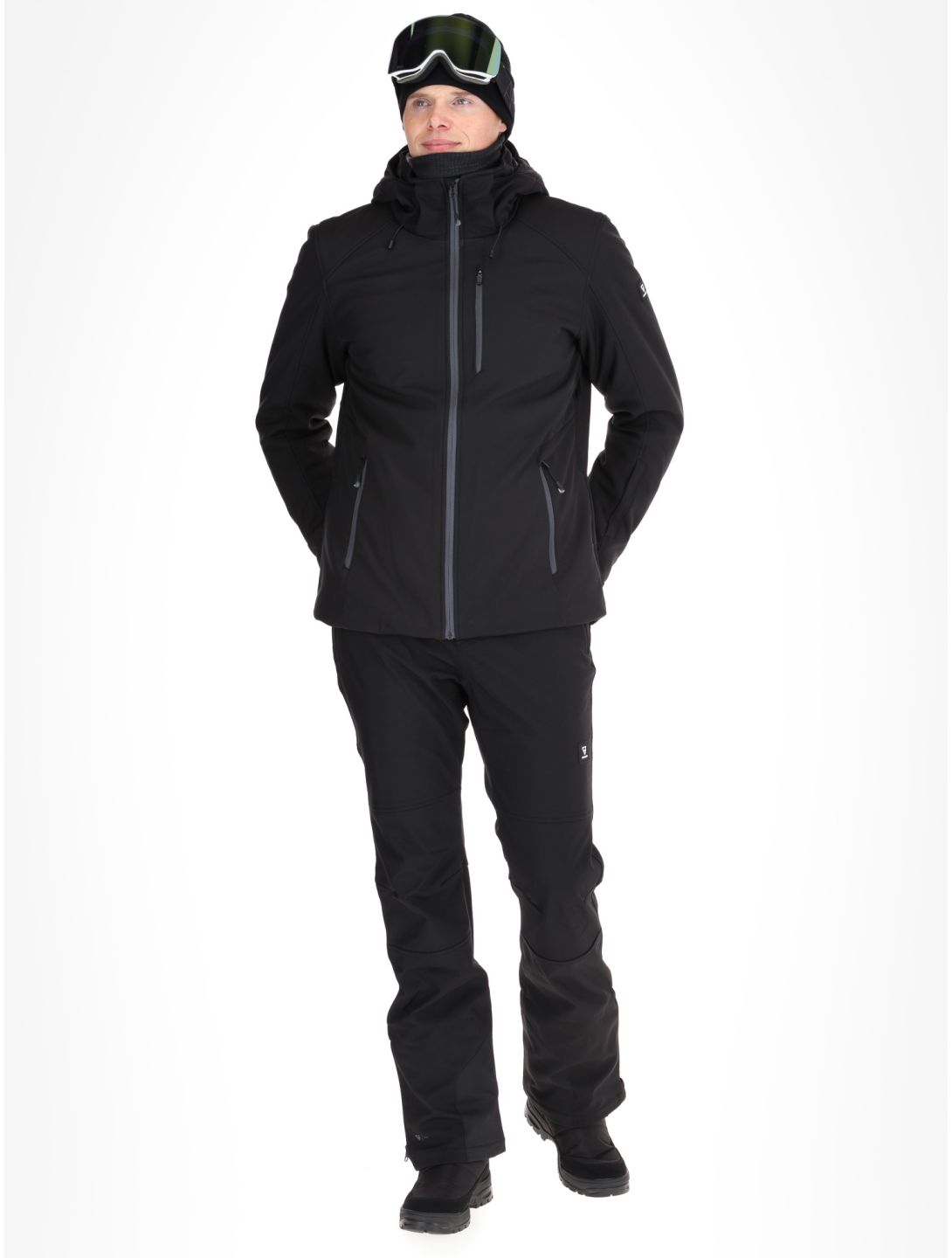 Brunotti, Marsala-N softshell ski-jas heren Black zwart 