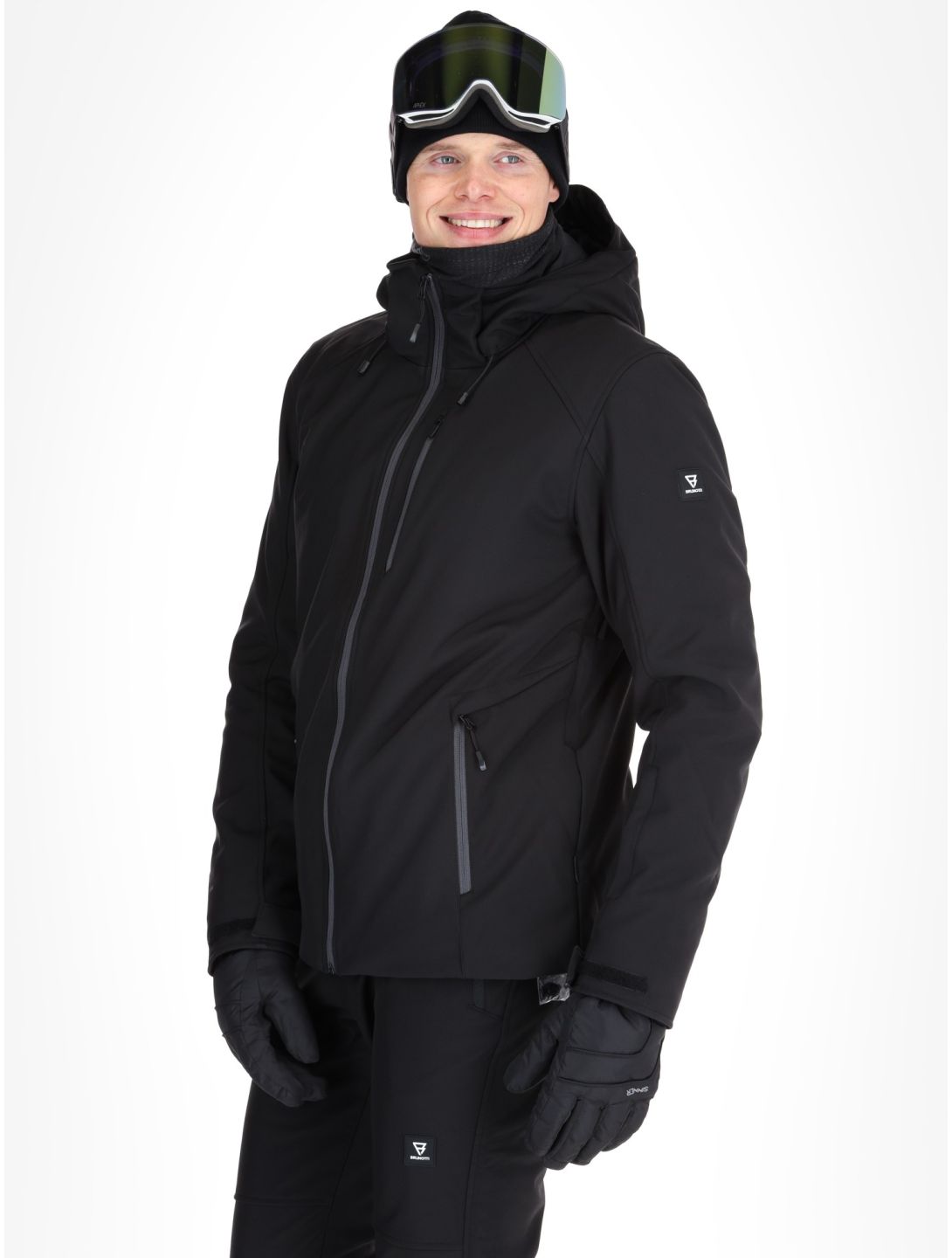 Brunotti, Marsala-N softshell ski-jas heren Black zwart 