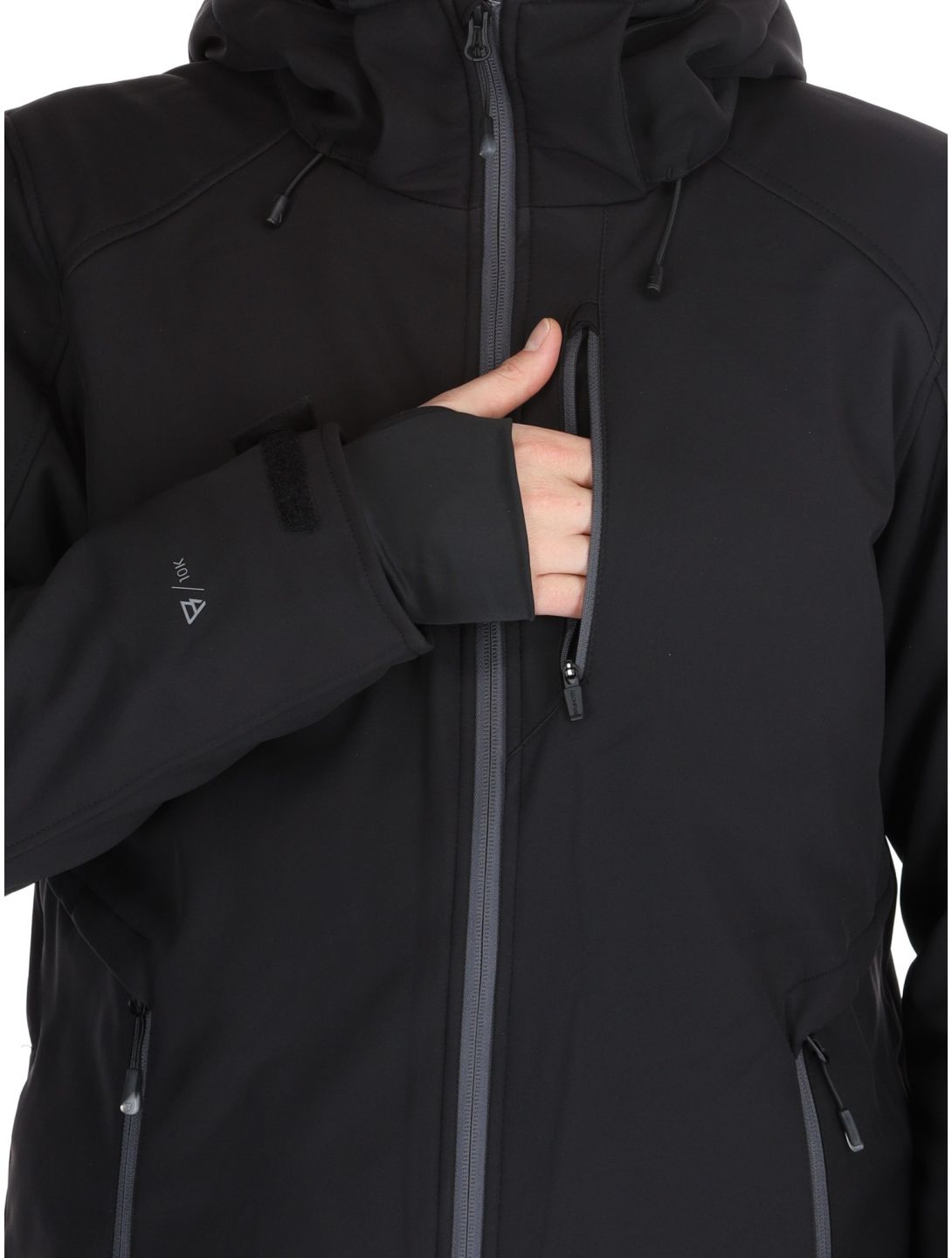 Brunotti, Marsala-N softshell ski-jas heren Black zwart 