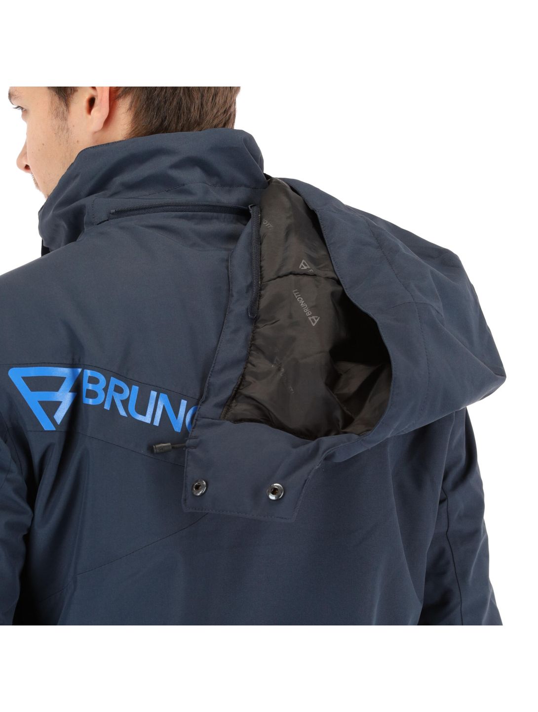 Brunotti, Pander Mens Snowjacket ski-jas heren space Blauw