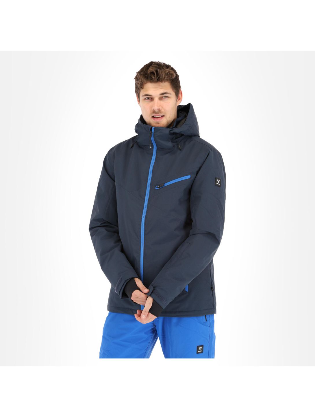 Brunotti, Pander Mens Snowjacket ski-jas heren space Blauw