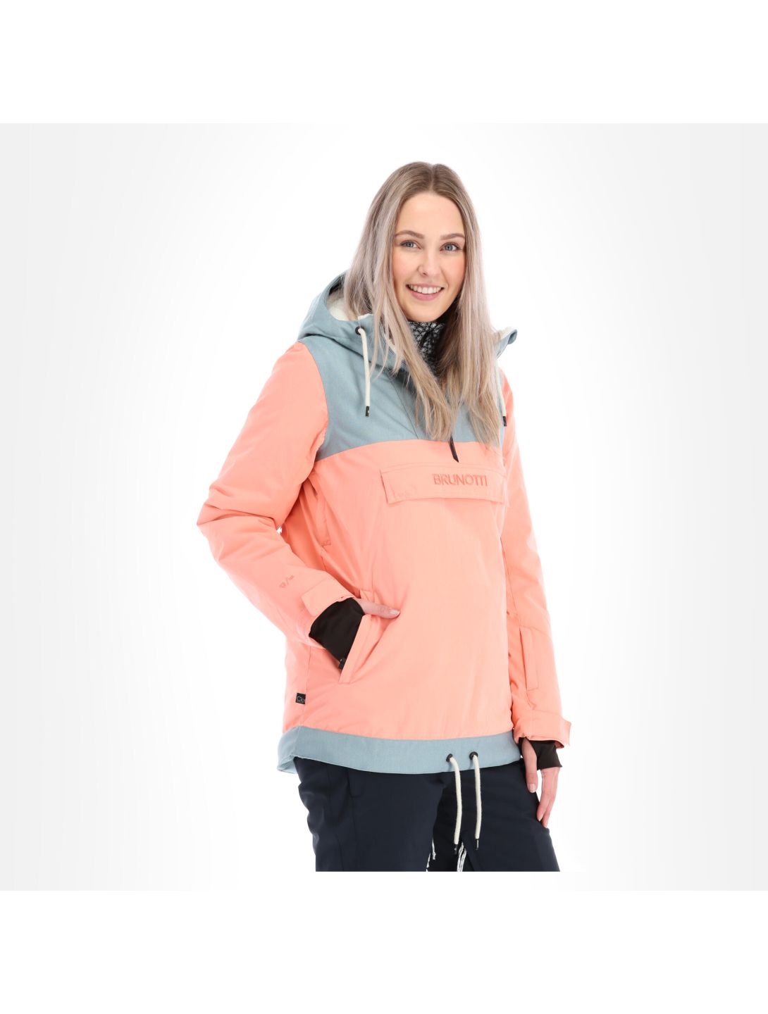 Brunotti, Rey Women Snowjacket winter anorak dames desert flower roze 