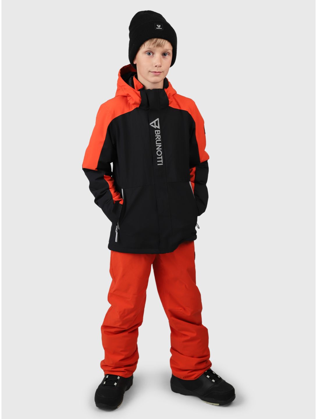 Brunotti, Sheldony ski-jas kinderen Black zwart 