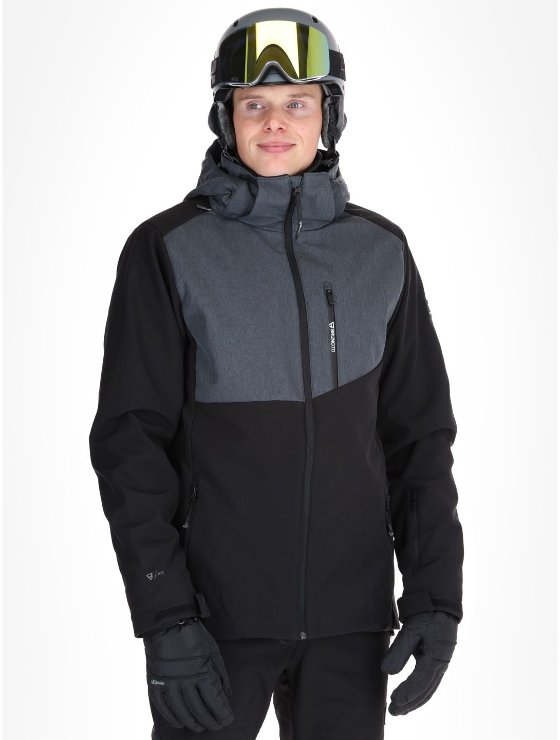 Brunotti, Twinstroke softshell ski-jas heren Black zwart 