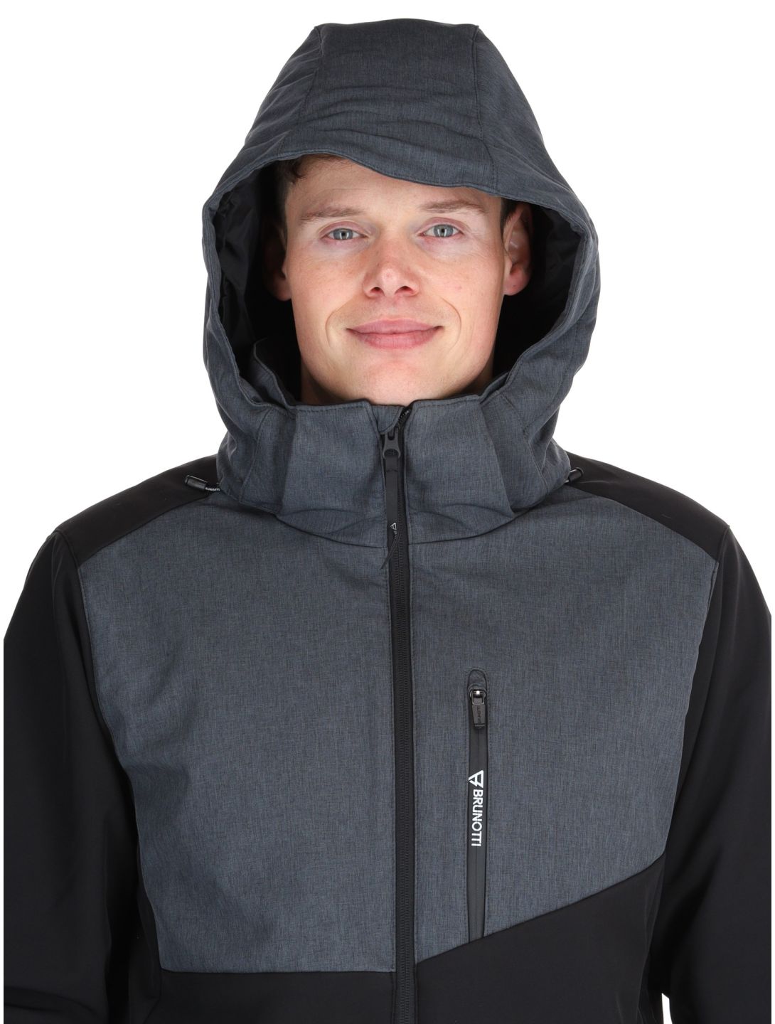 Brunotti, Twinstroke softshell ski-jas heren Black zwart 