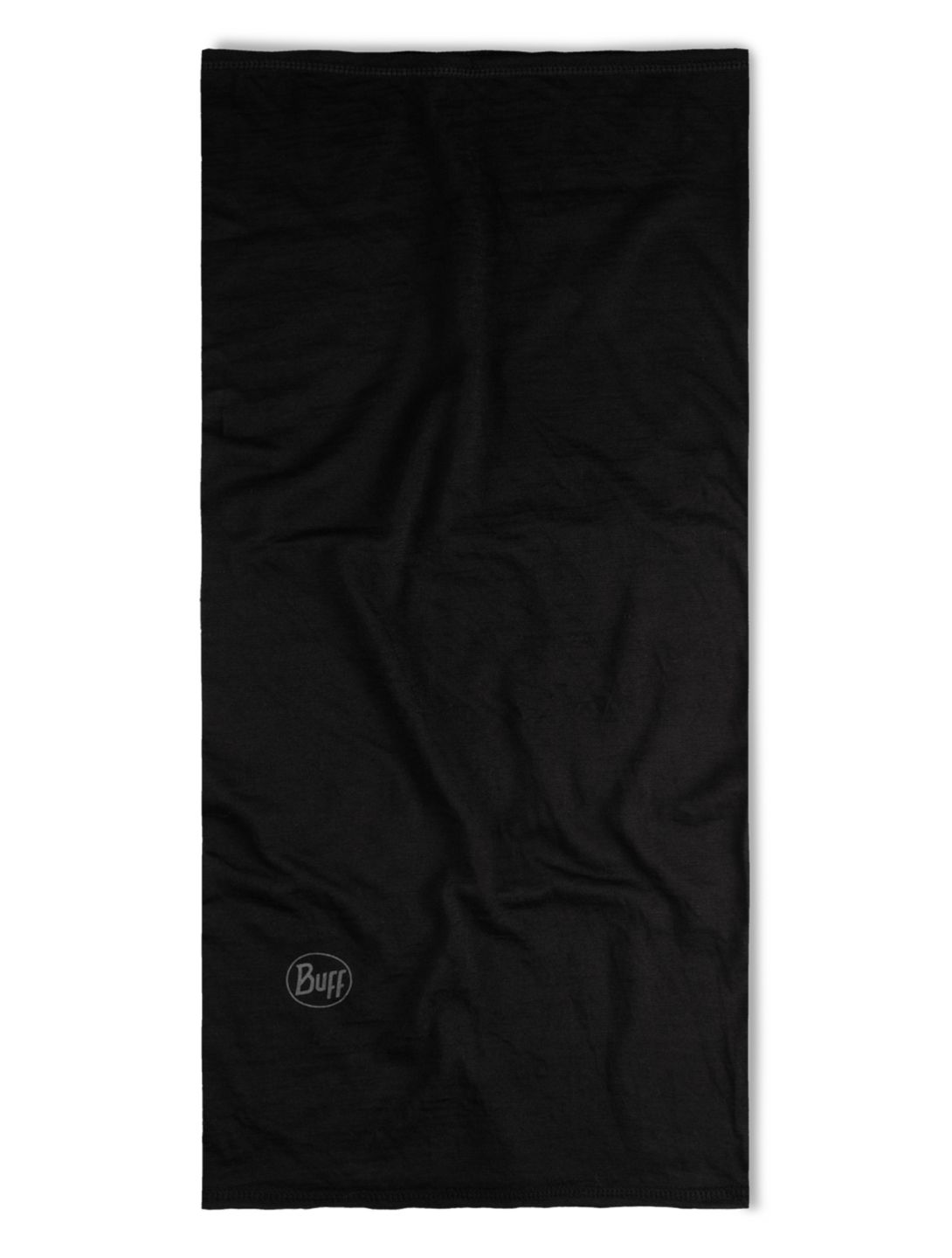 Buff, Merino Lightweight sjaal unisex Solid Black zwart 