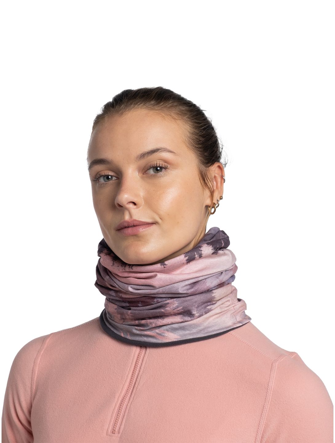 Buff, Polar Reversible sjaal unisex Metly Rosewood multicolor, roze 