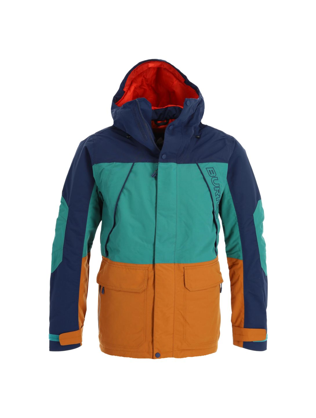 Burton Breach Insulated ski jas heren Blauw Bruin Groen SkiWebShop