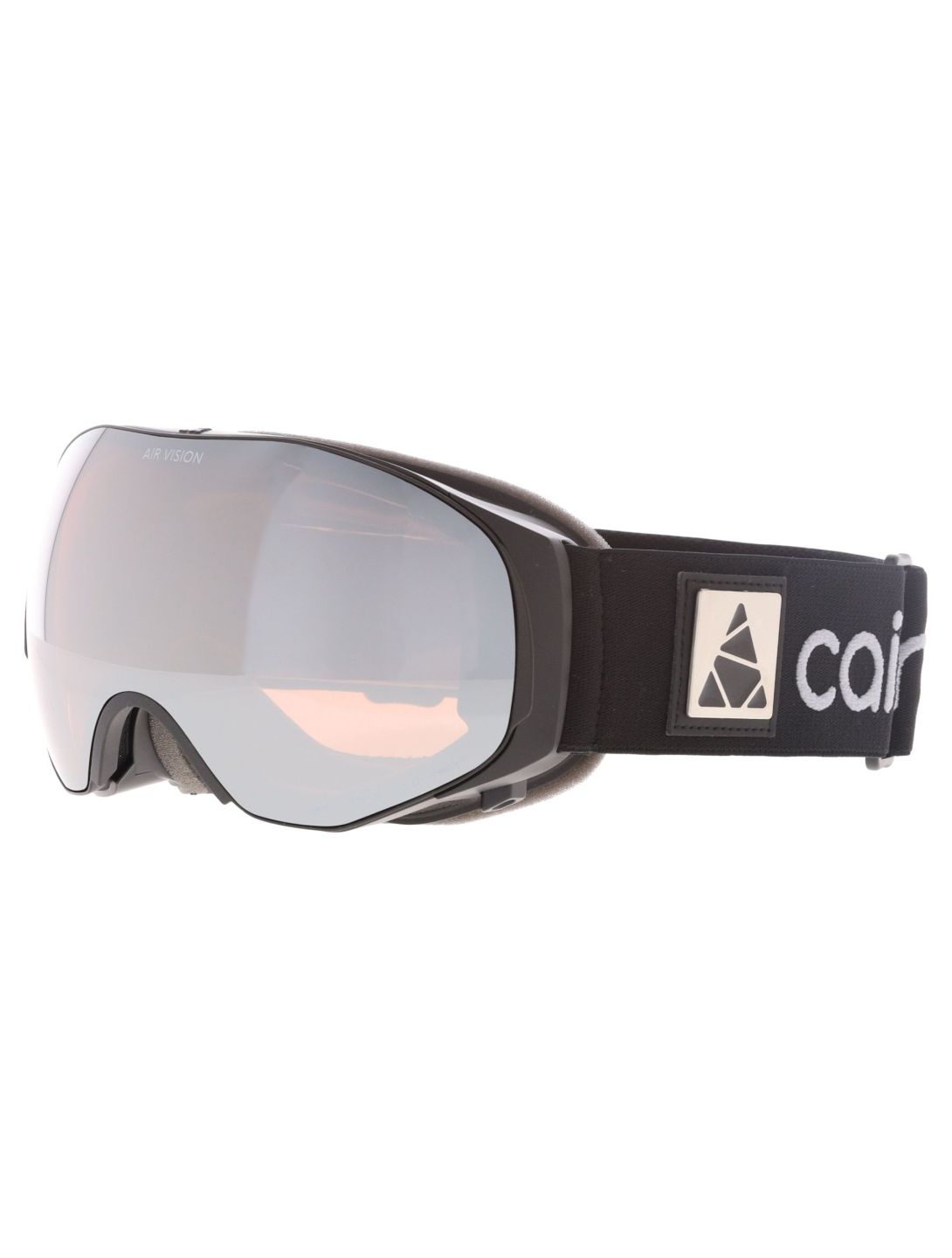 Cairn, Air Vision OTG skibril unisex Mat Black Silver Zilver, zwart 