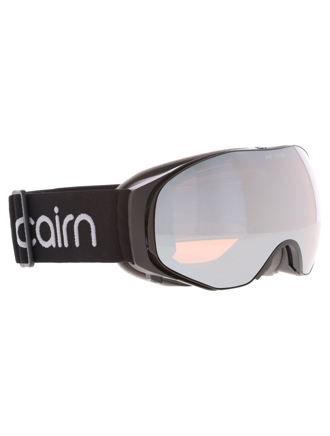 Cairn, Air Vision OTG skibril unisex Mat Black Silver Zilver, zwart 