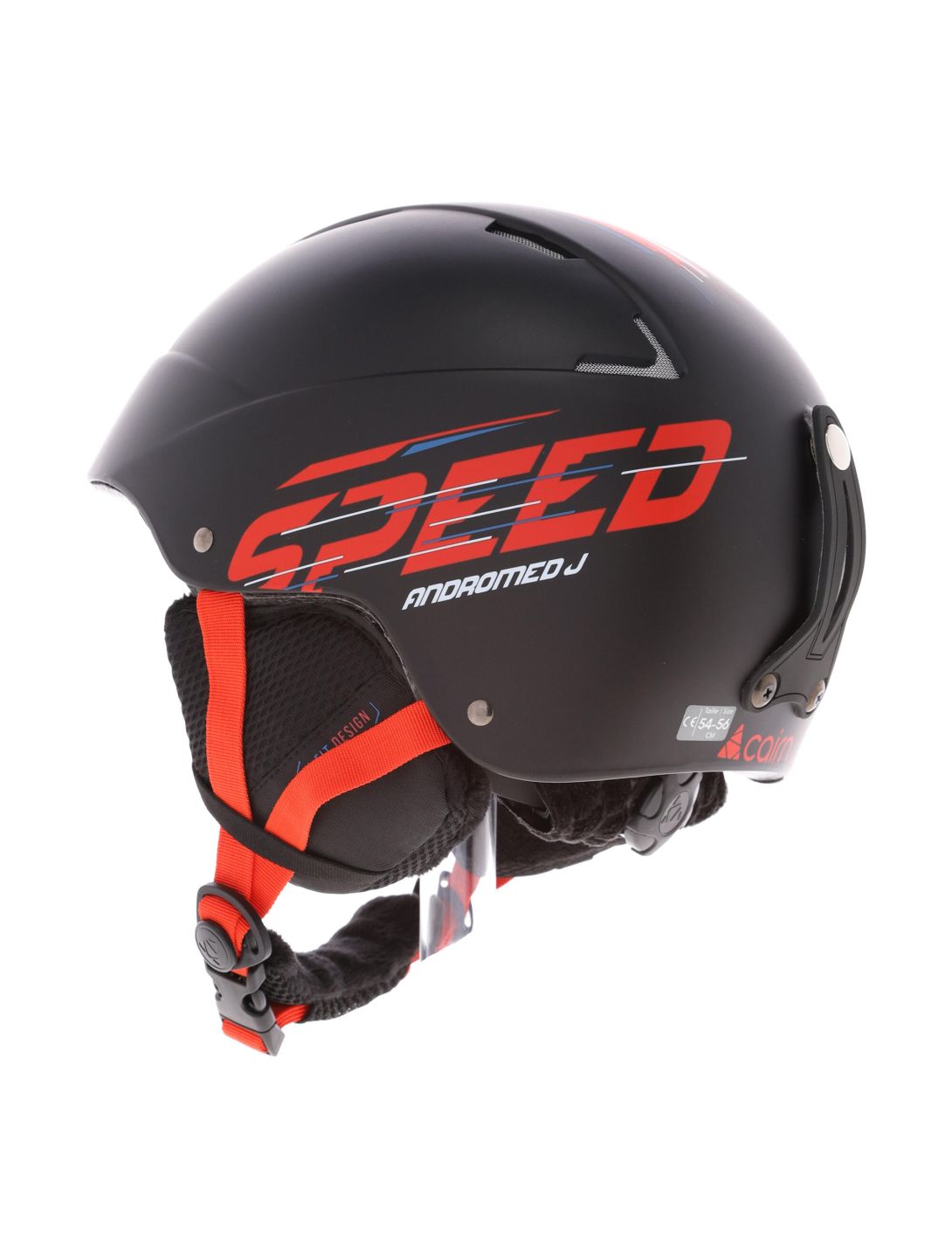 Cairn, Andromed J skihelm kinderen red speed zwart 