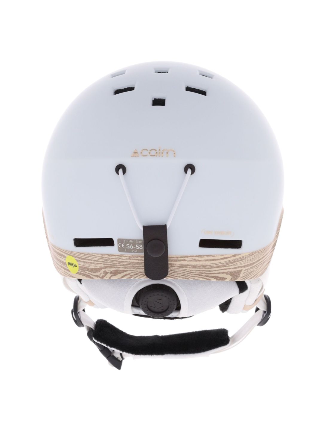 Cairn, Centaure Rescue Mips skihelm unisex Mat White Wood bruin, wit 