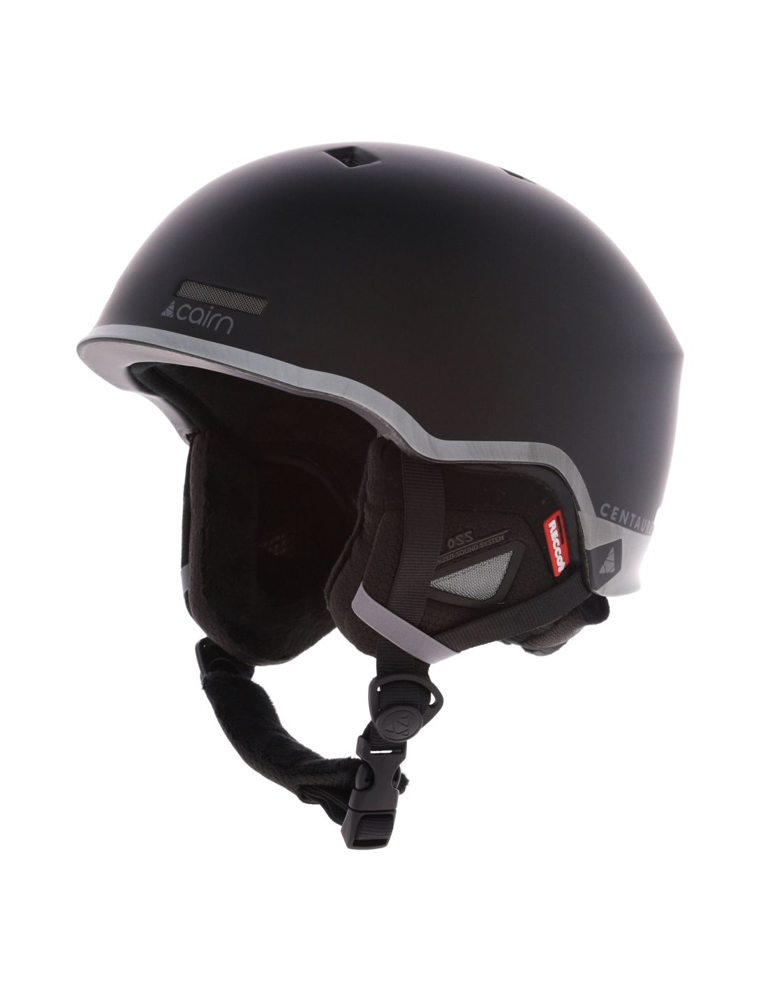 Cairn, Centaure Rescue skihelm unisex Mat Black Lava zwart 