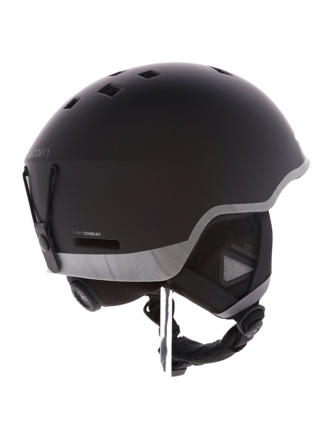 Cairn, Centaure Rescue skihelm unisex Mat Black Lava zwart 