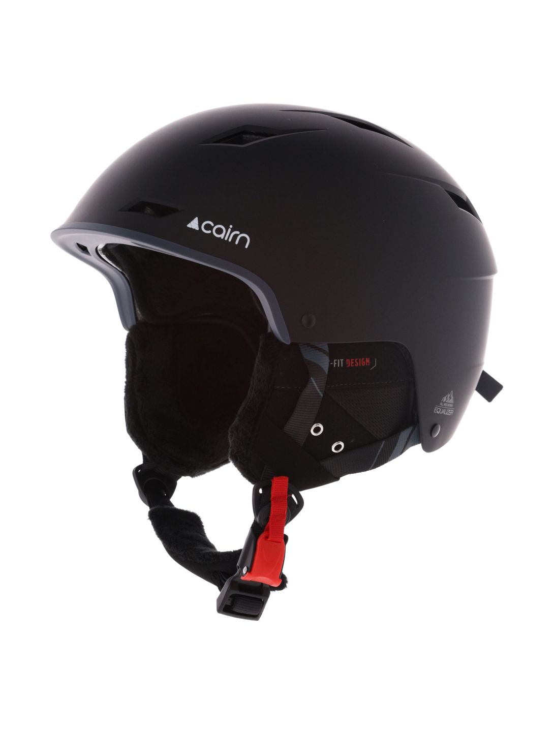 Cairn, Equalizer skihelm unisex Mat Black zwart 